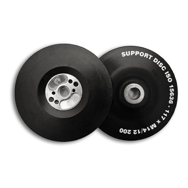 Flexipads Grinder Pad & Nut 115mm M14 x 2mm Black