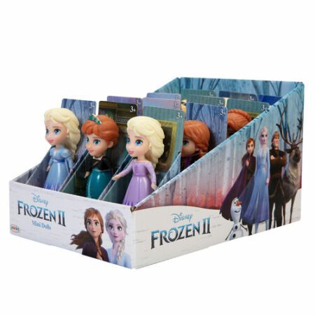 Frozen 2 - Display Stand  & Mini Doll (7cm) Assorted