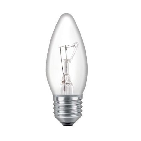 HRK Bulb 60W Candle Clear  E27