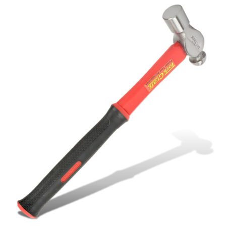 Tork Craft Hammer Ball Pein  Fibreglass Handle 310mm & Full Pol Head - 450G (16Oz)
