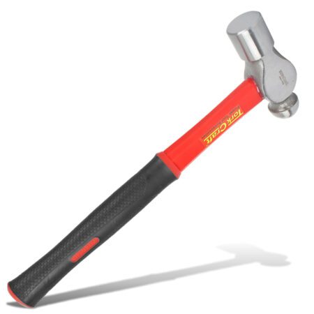Tork Craft Hammer Ball Pein Fibreglass Handle 310mm & Full Pol Head - 700G (24Oz)