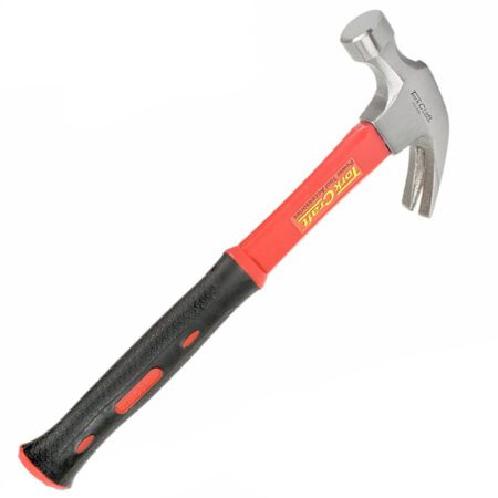 Tork Craft Claw Hammer  Wooden Handle 280mm & Full Pol Head - 450G (16Oz)