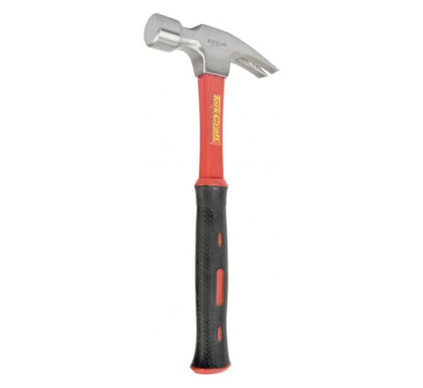 Tork Craft Claw Hammer  Fibreglass Handle 295mm & Full Pol Head - 700G (24Oz)