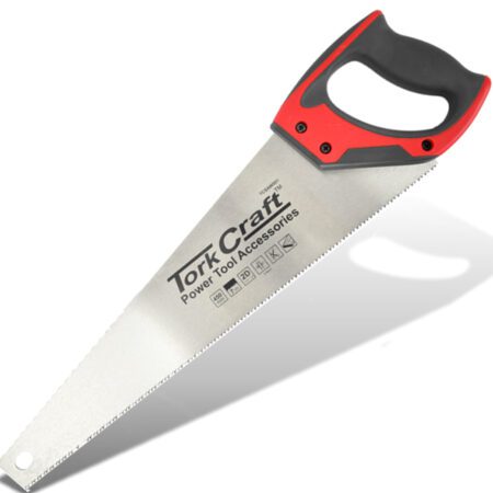 Tork Craft Hand Saw 450mm 7 Teeth Per Inch 0.9mm Temp. Blade Abs Handle