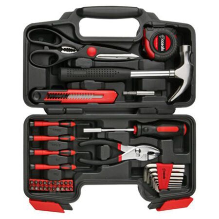 Hand Tools  Set Steel Red - 39 Piece