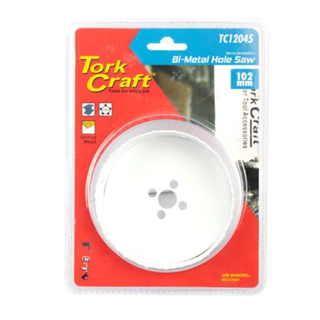 Tork Craft Hole Saw Bi-Metal 102mm