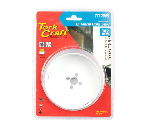 Tork Craft Hole Saw Bi-Metal 102mm
