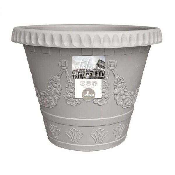 Talo Roma 40cm Flower Pot Set - Grigio