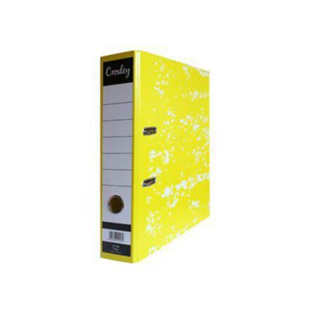 Croxley Lever Arch File No Index A4 Yellow  - Jd1009