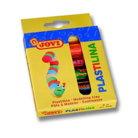 Jovi Plastilina Modelling Clay 6 Barsx15G Hs Bx Assorted Colours