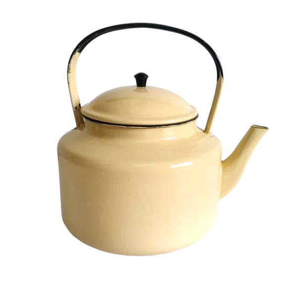 Kango Enamel Kettle - 4.5 Litres - Cream