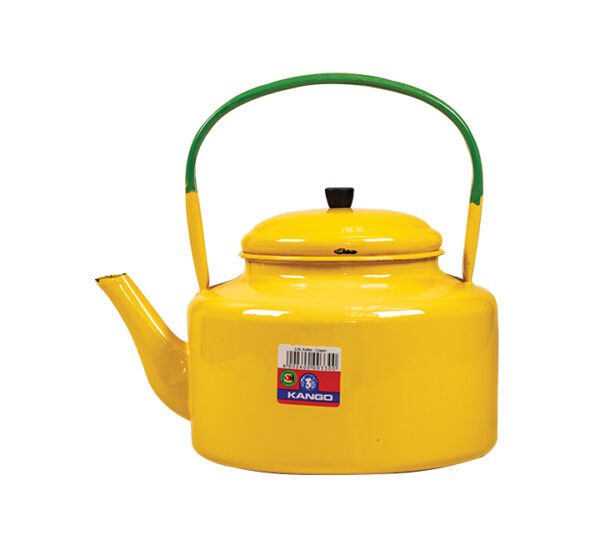 Kango Enamel Kettle - 3.5 Litres - Cream
