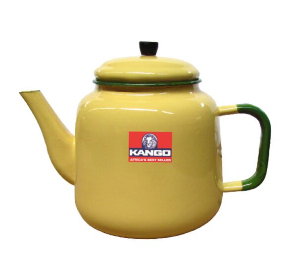 Kango Enamel Teapot - 4.5 Litres - Cream