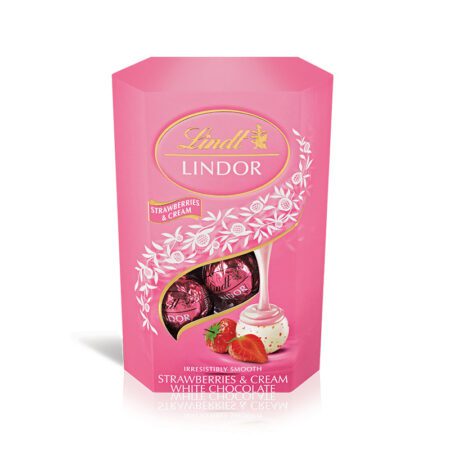 Lindt Lindor Balls 200g - Strawberries & Cream