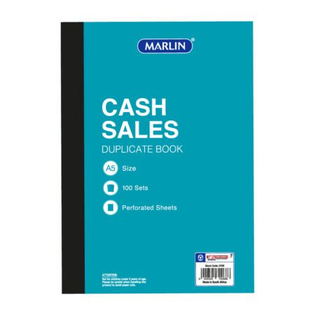 Marlin Duplicate A5 Book Cash Sale
