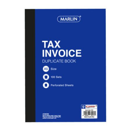 Marlin Duplicate A5 Book Invoice