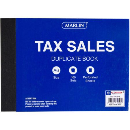 Marlin Duplicate A6 Book Invoice