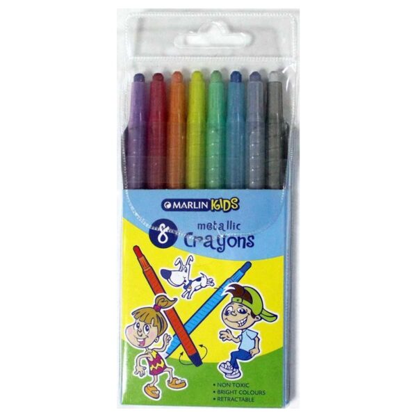Marlin Kids  Crayons Floral Scent Retractable 8'S