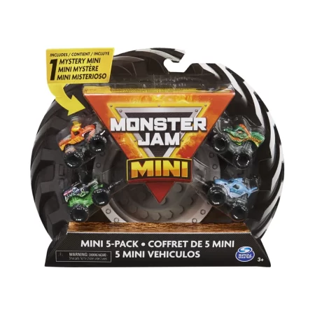 Monster Jam - Mini Scale - 5 Pack
