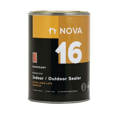 Nova 16 Indoor/ Outdoor Sealer - Mahogany - 5  Litre