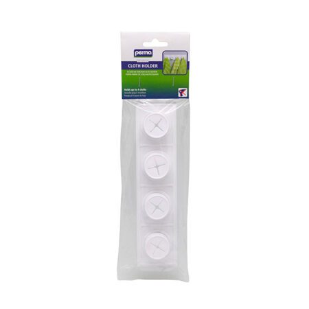 Perma - Adhesive Cloth Holder 4 Caps