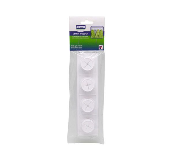 Perma - Adhesive Cloth Holder 4 Caps