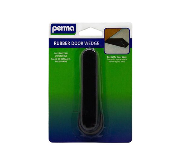 Perma - Rubber Door Wedge - Black