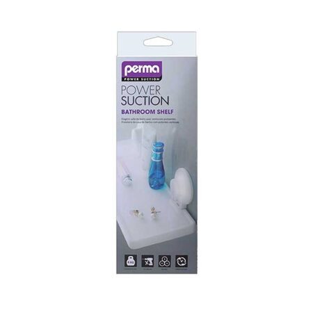 Perma  Suction Bathroom Shelf (32cm)