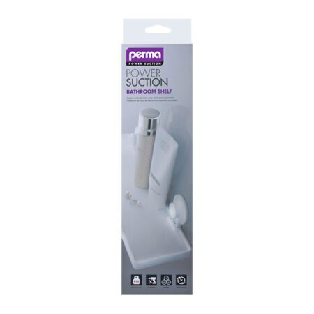 Perma  Suction Bathroom Shelf (42cm)