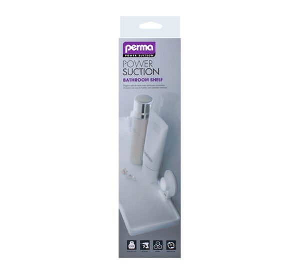 Perma  Suction Bathroom Shelf (42cm)