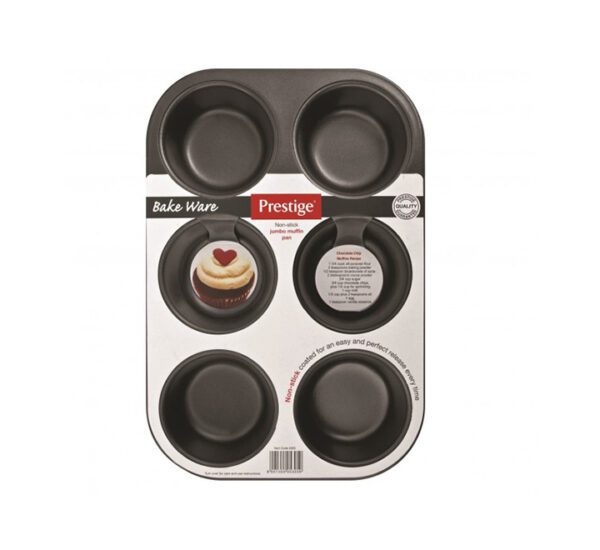 Prestige Muffin Pan - 6 Cup - Large