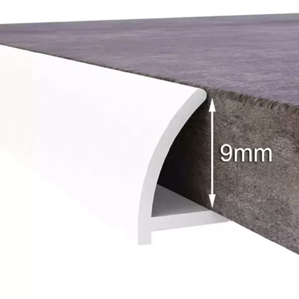 Promax Pvc Edge Trim - White - 9mm