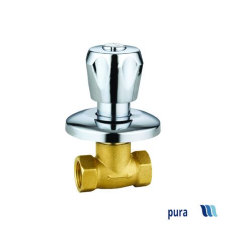 Pura Traditional Undertile Stop Pillar Tap 15mm Fxf
