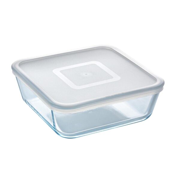 "Pyrex Square Dish + Lid - 7.9 ""x 7.8"" - 1.6 Litres"