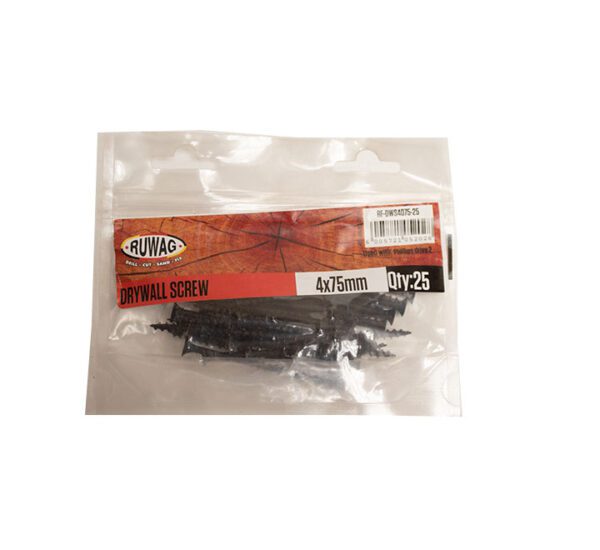 Ruwag Drywall Screw - 4.0 x 75mm  - 25 Qty