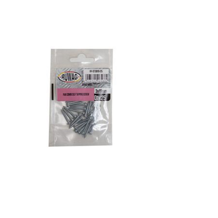 Ruwag Pan Combination - Self Tapping Screw - 3 x 19mm - 25 Qty