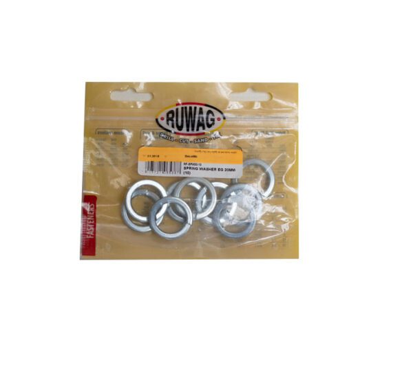 Ruwag Spring Washer Eg - 20mm - 10 Qty