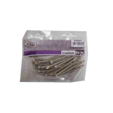 Ruwag Tek Screw - 5.5 x 65mm - 25 Qty