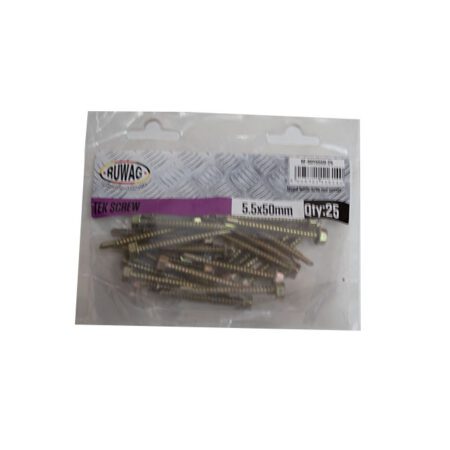 Ruwag Tek Screw - 5.5 x 50mm - 25 Qty