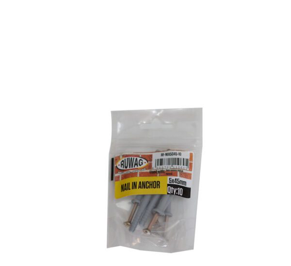 Ruwag Nail In Anchor - 5 x 45mm - 10 Qty