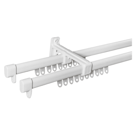 Rufflette Super C Double Rail Steel  2.5m