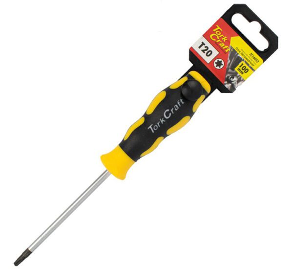 Tork Craft Torx Screwdriver Tamper Proof T20 5X100mm