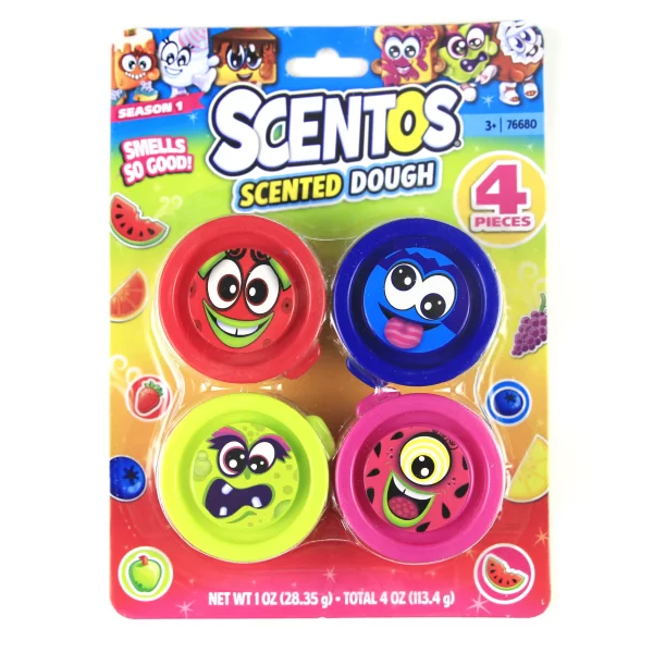 Scentos Scented Dough - 4Oz - Strawberry