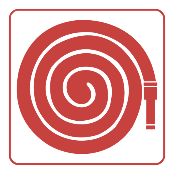 Sign Abs - Fire Hose Reel - 190 x 190mm
