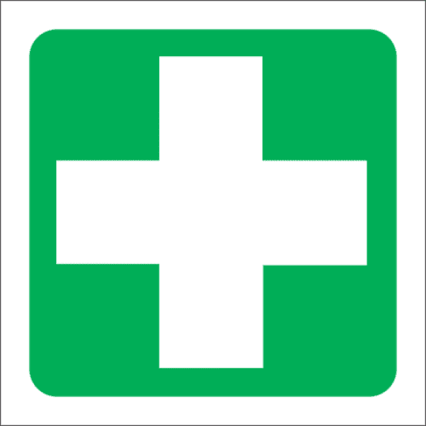 Sign Photolum - Aid Equipment - 190 x 190mm