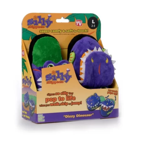 Silly Slippeez Dinosaur L