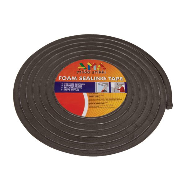 Single sided foam sealing 6mm x 10mm x 5m - Buffalo