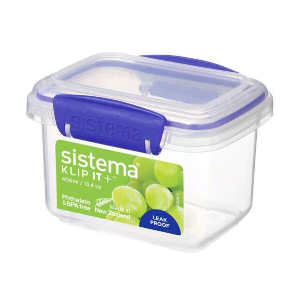 Sistema Container - Klip It Plus - Rectangle - 400ml