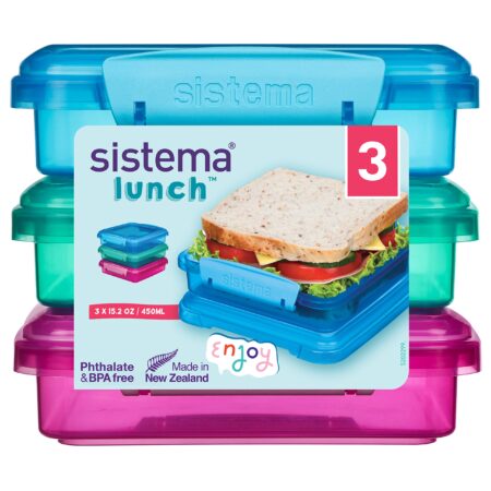 Sistema Sandwich Box - Coloured - 450ml