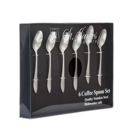 St. James Coffee Spoons (6 Piece) In Gift Box